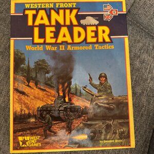 Western Front Tank Leader (mostly unpunched, a couple pieces punched) West End